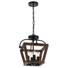Cyril 2-in-1 Iron Pendant Light